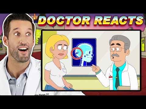 Видео: ВРАЧ смотрит смешные медицинские сцены из Полиция парадайз