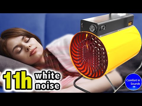 Видео: Белый шум, мгновенное засыпание, шум обогревателя для сна, отдыха, учебы, глубокий белый шум