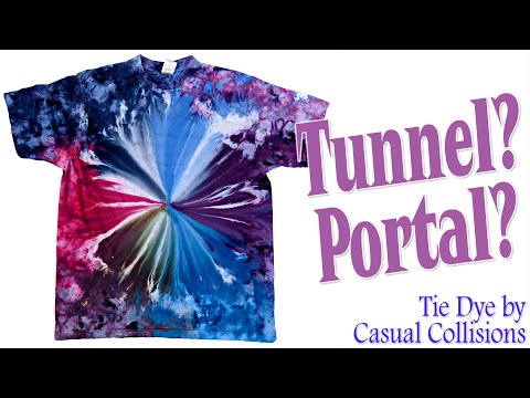 Видео: Тай-дай: перевернутый «дуршлаг» тай-дай [ледяной краситель]