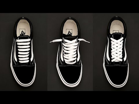 Видео: 3 Крутых Способа Шнуровки Vans Old School | Vans Old School Шнуровка