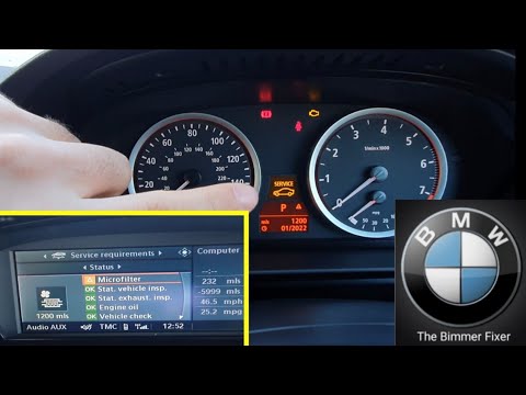 Видео: Как сбросить сервисные индикаторы BMW 5 серии e60/e61