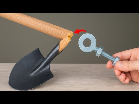 Видео: Почему я не знал этого трюка раньше! Превратите старую лопату в мощный инструмент 3 в 1
