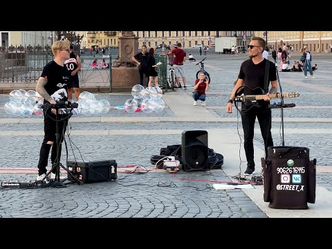 Видео: Би-2 – Серебро. Красивый кавер на электрогитаре и электроскрипке, дуэт Eleven-S