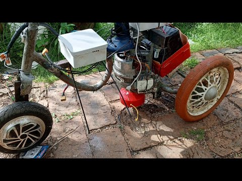 Видео: Установка РУ на газонокосилку. Electric self propelled lawn mower.