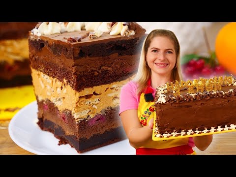 Видео: Огромный Торт на ДЕНЬ РОЖДЕНИЯ Свекра 🍰 на БОЛЬШУЮ КОМПАНИЮ! Самый Вкусный и Самый Шоколадный ТОРТ!
