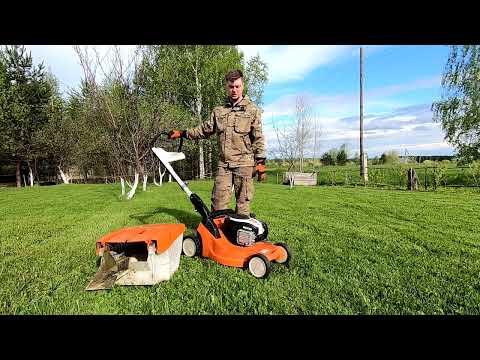Видео: Газонокосилка RM 448 TС