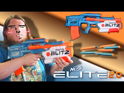 Видео: Лучший релиз оружия NERF за ГОДЫ: NERF ELITE 2.0 Motoblitz!