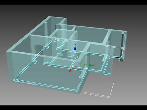 Видео: Как сделать плинтус в 3ds Max при помощи модификатора Sweep