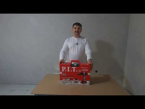 Видео: Обзор аккумуляторной ударной дрели P.I.T. PSB20H-13D/1 на системе OnePower @pittools_ru