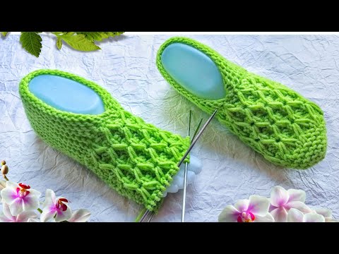 Видео: ШЕДЕВР!!! 🌸ВЕСЕННИЕ ДОМАШНИЕ ТАПОЧКИ - СЛЕДКИ