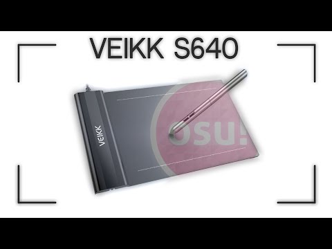 Видео: VEIKK s640 l Обзор графического планшета для рисования и игры в osu!