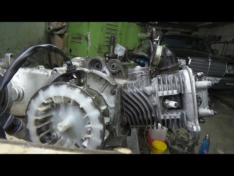 Видео: Сборка двигателя скутера 150 куб.