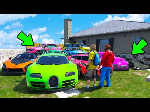 Видео: УГНАЛ 9 ЧИТ ТАЧЕК У МАЖОРА ЗА 180 СЕКУНД В ГТА 5! БИТВА ВОРОВ В GTA 5 ONLINE!