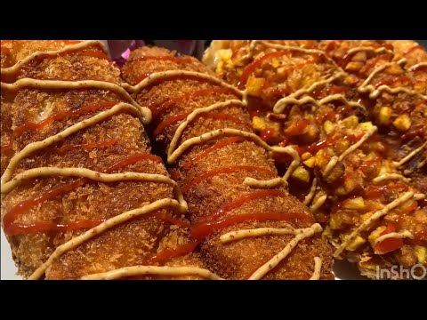 Видео: Безумно вкусные КОРЕЙСКИЕ КОРН-ДОГИ I delicious korean corn dogs