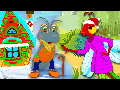 Видео: Стрекоза и Муравей. Басня Крылова / Мультфильм для детей / Машулины сказки / Сказка на ночь