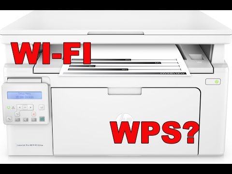 Видео: Подключение к WI-Fi без WPS, настройка МФУ HP LaserJet Pro MFP M132nw (M129 - M134)