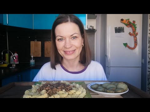 Видео: МУКБАНГ МАКАРОНЫ С СОУСОМ БАЛОНЬЕЗЕ/MUKBANG HALK FAMILY ЕДА