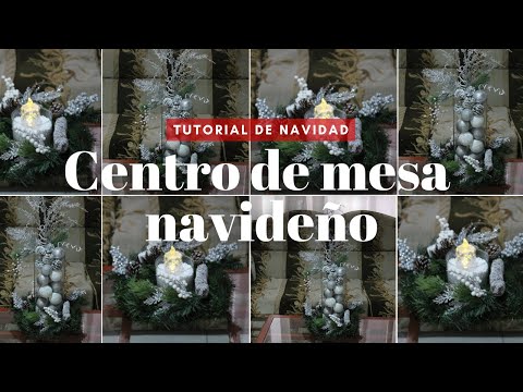 Видео: Бело-серебристый рождественский центральный элемент | Рождественский тренд 2025 года