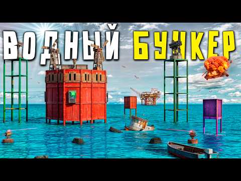 Видео: ВОДНЫЙ БУНКЕР! 48 часов ВЫЖИВАНИЯ в ДОМЕ на ВОДЕ в Раст/Rust