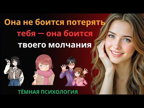 Видео: Она не боится потерять тебя — она боится твоего молчания 😶‍🌫️💔 | Психология женщин 👩‍🧠