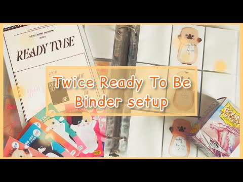 Видео: 📅 Подготовка байндера к камбэку Twice Ready To Be 📅