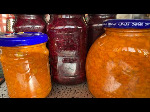 Видео: Заготовки на зиму 👍холодний спосіб,морква,буряк #морква #буряк 