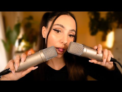 Видео: ASMR чистые влажные звуки рта 👄 с 2 микрофонами 🎙️🎙️ Без разговоров 🤫