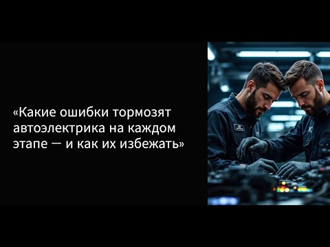 Видео: Братство автоэлектриков. Что, для кого и зачем? Путь развития на ближайшие 3 года.