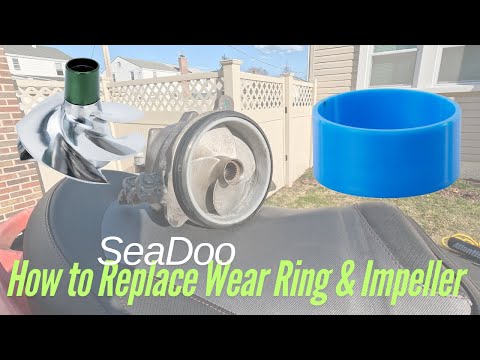 Видео: Замена компенсационного кольца и импеллера SeaDoo // Как сделать