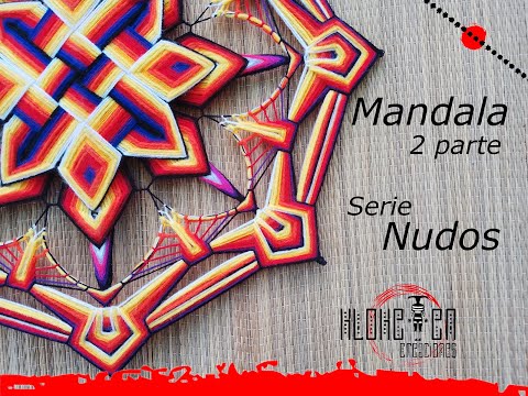 Видео: 💥СЕРИЯ УЗЛОВ! часть 2 - мандала сплетенная из шерсти - ручная работа