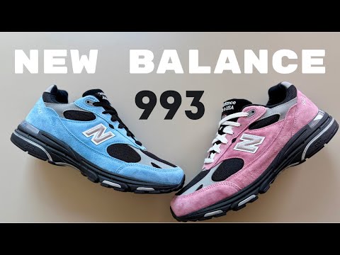 Видео: Самые удобные, а теперь и самые стильные! Обзор New Balance 993 Baltic Sea и Pink Taffy
