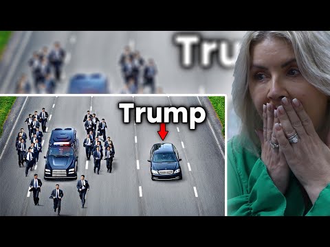 Видео: Реакция БРИТАНЦЕВ на самого защищенного президента мира...