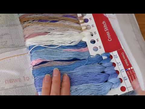 Видео: Наборы для вышивки крестом. Обзор наборов с животными на канве с рисунком. Финиш.