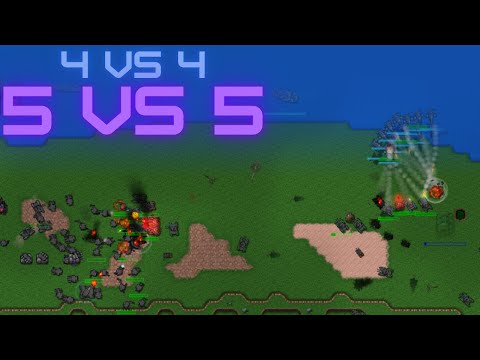 Видео: Столкновение 5 vs 5! | Rusted Warfare - RTS