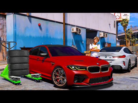 Видео: ОПЕРСКАЯ ЕЗДА В GTA 5 - ПЕРЕОДЕЛ ОБЫЧНУЮ BMW M5 F90 В M5 CS! ШАШКИ В ПОТОКЕ НА М5 И М8! 🌊ВОТЕР
