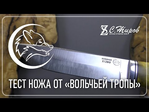 Видео: Тест ножа со сталью х12мф от "Волчья Тропа" Режем на финише 20/14 и 7/5. Заточка на Профиль К03 Pro.