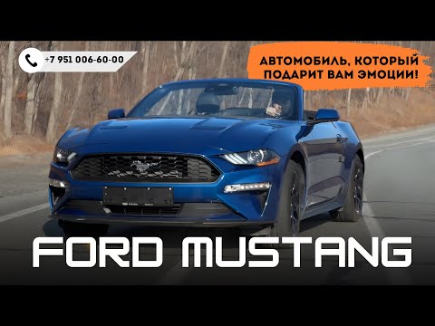 Видео: Обзор Ford Mustang кабриолет, 2023 год, двигатель 2,3 л.