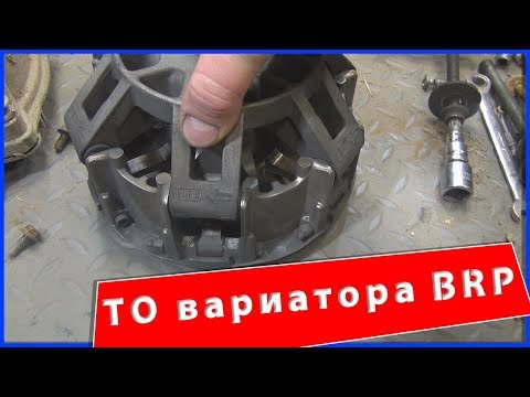 Видео: ТО Вариатора BRP G1 800