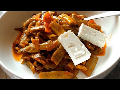 Видео: Нежная,Свежая фасоль в томатном соусе!