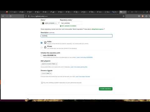 Видео: github Создание репозитория (пустого) - пример