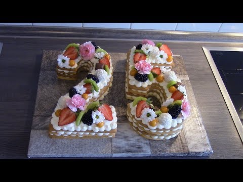 Видео: Торт Цифра