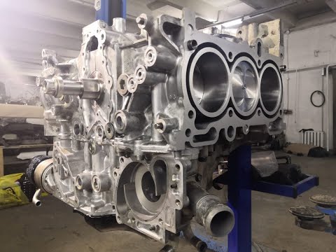 Видео: Subaru Tribeca B9 EZ30D (2007) (Переборка ДВС) Сборка ч.2 (Готов Блок)