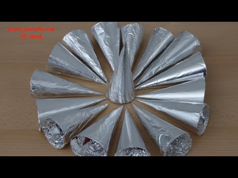 Видео: Как сделать конусы для пирожных "Трубочки" | Конусы для трубочек