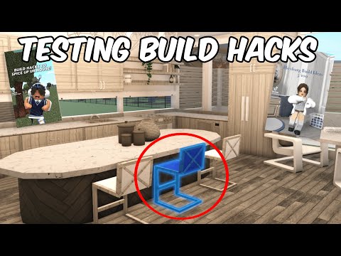Видео: Тестирование вирусных хаков для сборки TIKTOK в Блоксбурге