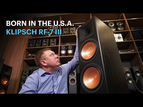 Видео: Напольные колонки Klipsch RF-7 III: 100 дБ и 1000 Вт настоящего американского звука