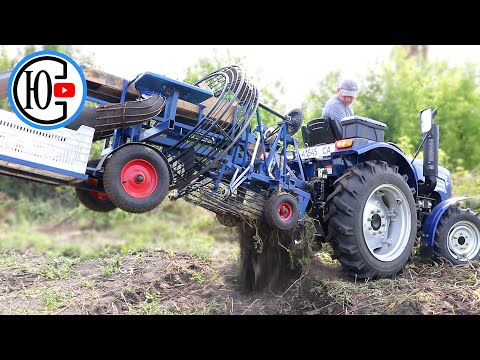 Видео: Копаем картофель прямо на землю!!! Снял БАРАБАН!