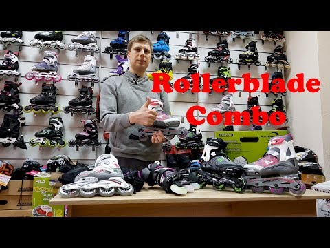 Видео: Огляд дитячих роликів Rollerblade Combo 2018