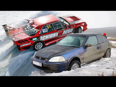 Видео: 🤪 HONDA CIVIC ДЛЯ БЕЗДОРОЖЬЯ | ЗИМНИЙ ДРИФТ СЕЗОН 2023