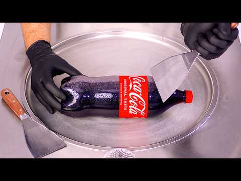 Видео: Как приготовить роллы с мороженым COCA-COLA | АСМР (без разговоров)