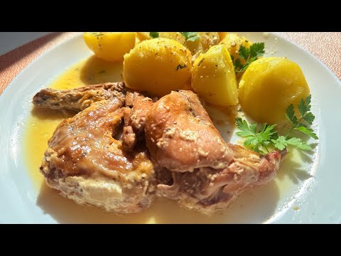 Видео: Кролик в сметане 